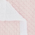 thumbnail image 2 of Parent's Choice Popcorn Plush Super Soft Baby Blanket, Reversible, Pink, 30 in x 40 in, Infant Girl, 2 of 13