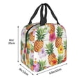 thumbnail image 3 of Disketp Hawaiian Pineappl Bolsa Térmica para Almuerzo para Hombre y Mujer, Ideal para Trabajo, Senderismo y Picnic, 3 of 7