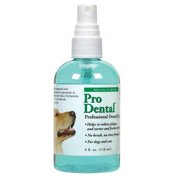 ProDental Dog Oral Health Dental Spray 4 oz Bottle Easy Use For Fresh
