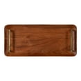 thumbnail image 2 of Kate and Laurel Cantwell Wood Decorative Tray, Walnut Brown 18x8, 2 of 10