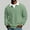 Mint Green, variant on BUIGTTKLOP Mens Quarter Zip Pullover Long Sleeve Shirt 1/4 Zip up Sweatshirt Casual Knit Textured Top