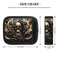 thumbnail image 5 of Sikiie Gold Rose Skull Luggage Handle Wraps for Suitcases Travel Accessories(2 Pack), 5 of 9