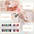 thumbnail image 5 of Luminous Waterproof Watch Ladies Watch Quartz Watch Railroad Watches for Men Wind up Watches for Women with Numbers Womens Digital Wrist Watch That Lights up Men's Wrist Watches and Watches Blue, 5 of 5