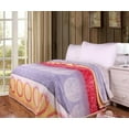 thumbnail image 3 of DaDa Bedding Seashore Sunny Yellow Lavender Floral Flannel Mink Fleece Throw Blanket (XY9901), 3 of 11