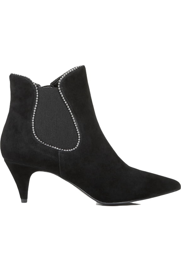 Womens Mia Suede Beaded Booties