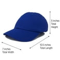 thumbnail image 3 of DALIX Baseball Cap Mens Trucker Hat Dad Hats Caps for Women 12 PACK in Royal Blue, 3 of 7