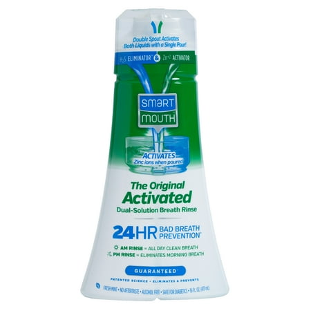 - SmartMouth Original Clean Mint Activated Mouthwash, 16 fl oz