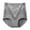 02-Gray, variant on DJskiyers Tummy Control Panties for Women Full Coverage Cotton Underwear Floral High Waist Briefs Seamless Comfort Underpants