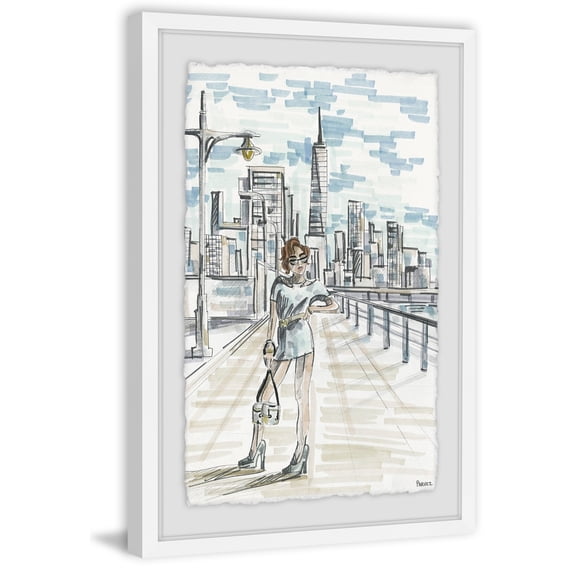 City's It Girl Framed Painting Print