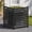 Vertical Style, variant on Amoveo Outdoor Privacy Screen Fence, 38"W x 60"H HDPE Weather-Resistant Fence for AC Units and Trash Cans, Includes Ground Stakes & Base Plates,1-Pack