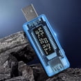 thumbnail image 4 of Probador de capacidad del cargador KWS-V20 con cargador USB de carcasa azul Doctor Plug and Play, 4 of 8