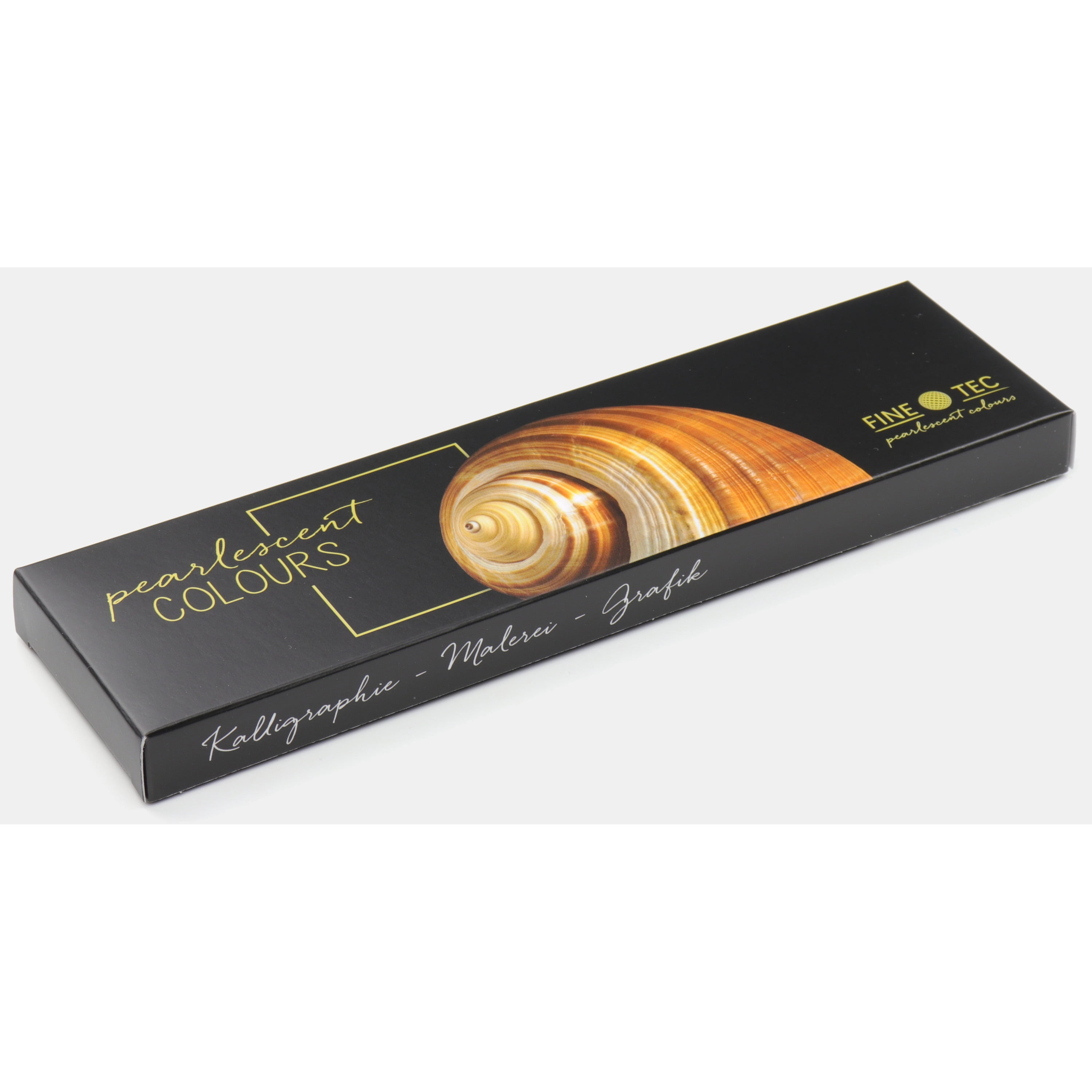 FINETEC Watercolor Metal Tin Set, 6-Color Pearlescent Classic Set