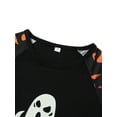 thumbnail image 4 of Halloween Pajamas for Family Glow In The Dark Long Sleeve Tops + Pants, 4 of 9