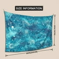 thumbnail image 3 of YFYANG Blue Abstract Cloud Texture Tapestry, Bedroom Dormitory Living Room Decoration Tapestrys Wall Hanging , 80 x 60 in, 3 of 8