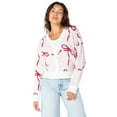 thumbnail image 2 of Celebrity Pink Women's and Women's Plus Cardigan Sweater, Sizes XS-4X, 2 of 5