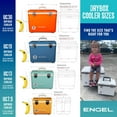 thumbnail image 2 of ENGEL 7.5 Qt Leak-Proof Compact Insulated Drybox Cooler - Yellow High-Visibility, 2 of 11