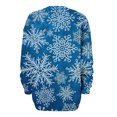 thumbnail image 5 of Costumes de Noël en Liquidation Col Rond Mode Décontractée Manches Longues Chandail en Molleton Imprimé de Noël Blouse Chandail en Molleton Surdimensionné pour Femmes, 5 of 5