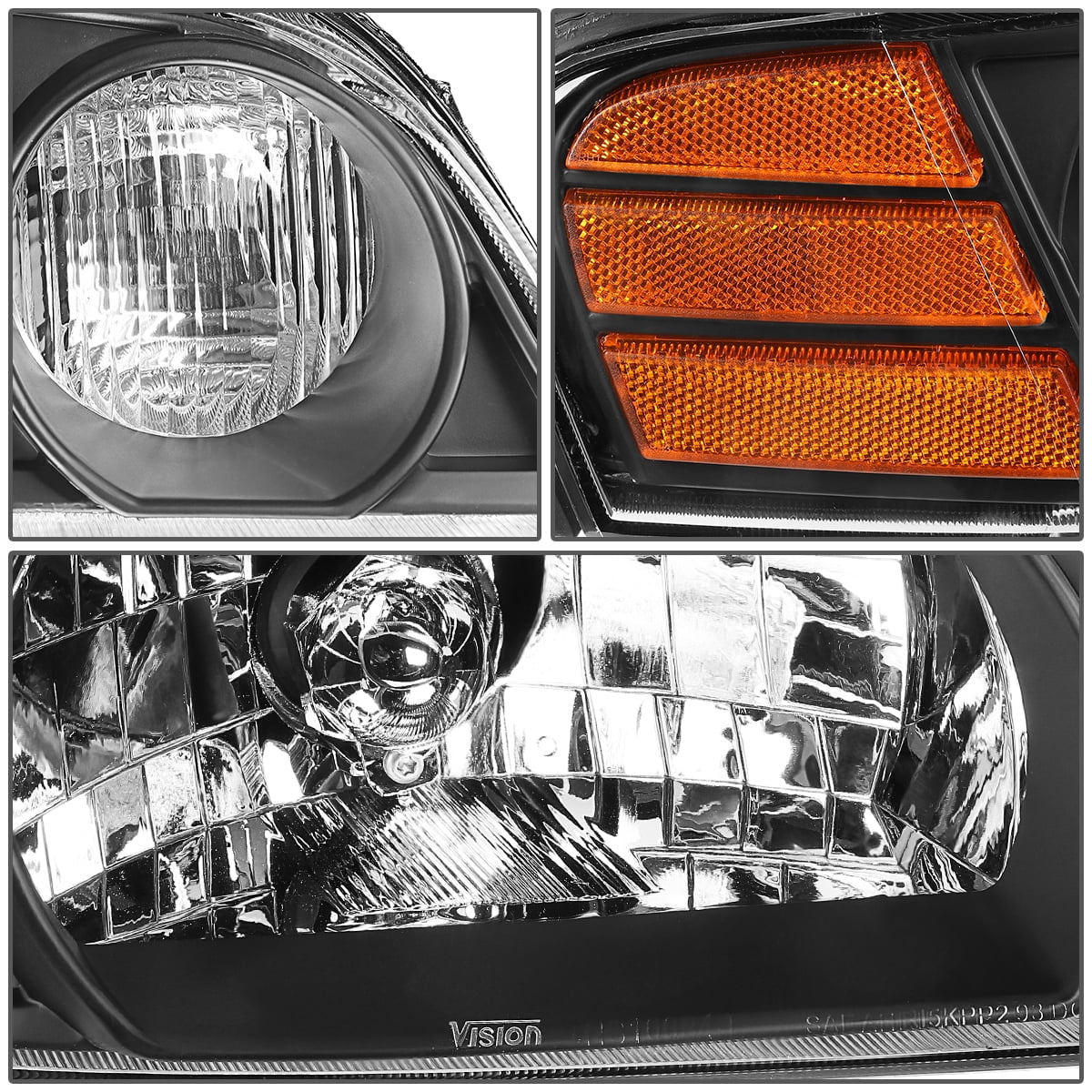 2008 Chevrolet AVALANCHE-RH Inside Post mount spotlight 100W Halogen 6 inch Passenger side WITH install kit -Black Larson Electronics 0909P4Q8LHG