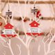 thumbnail image 5 of Fiudx Liquidación de ofertas flash Adornos navideños Campanas de madera para árbol de Navidad Copos de nieve Ciervo Decoración colgante Decoración para árbol de Navidad Decoración para interiores y e, 5 of 6