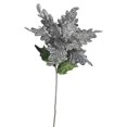 thumbnail image 1 of Pewter Poinsettia Flower Stem, 15 in., 1 of 1