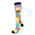 thumbnail image 2 of Orange Stockings Compression Socks Compression Socks Elastic Socks Sports Socks Yoga Socks, 2 of 4