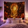 thumbnail image 2 of Ornate Archway Elaborate with Scrollwork Filigree Harvest Toned, Mystical Fantasy for Space Lovers, Wall Decor, Mother'S Day Gift, Tapestry Wall Hanging for Dorm and Living Room, 2 of 7