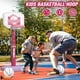thumbnail image 4 of Set deportivo HYES 2 en 1 con canasta de baloncesto y pelota en T para niños, 4 of 9