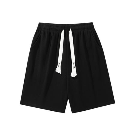 Polyester Shorts Men Mens Kahki Shorts Mena Shorts Cotton Athletic Shorts Men Mens Shorts Big and Tall Stretch Waistband Short