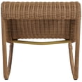 thumbnail image 5 of Meridian Furniture Antigua Natural Wicker And Steel Outdoor Patio Rocker, 5 of 11