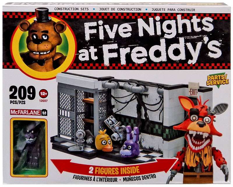 McFarlane Toys Five Nights at Freddys Backstage Classic Series Medium constru 