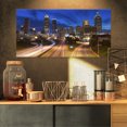 thumbnail image 1 of Design Art - Atlanta Skyline Twilight Blue Hour, 1 of 3