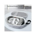 thumbnail image 2 of Étui Rigide de Transport Compatible avec Meta Oculus Quest 2/Quest 3/Vision Pro Original/Elite Version Casque de Jeu VR et Accessoires pour Manettes Tactiles, Convient aux Voyages et au Rangement à la Maison, 2 of 7