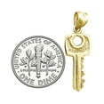 thumbnail image 3 of 14K Gold House Key Charm, 3 of 5