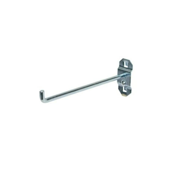 Triton Products  6 In. Single Rod 90 Degree Bend .25 In. Dia. Stainless Steel Pegboard Hook for Stainless Steel LocBoard