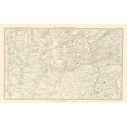 thumbnail image 3 of Bien 14x10 Black Modern Framed Museum Art Print Titled - Confederate Armies Mississippi Alabama Georgia, 3 of 5