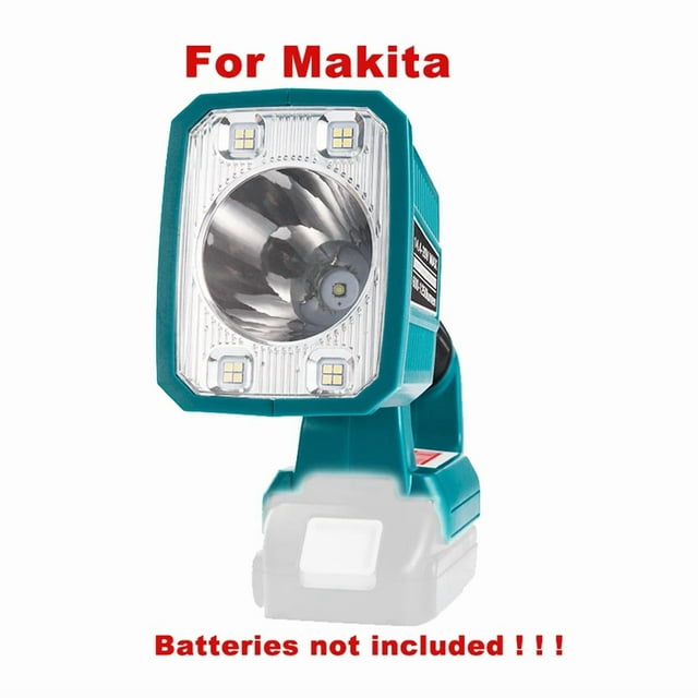 Car Working Lamp Li-ion Battery Adapter USB Charger Outdoor Work Light For Ma*kita 18V Battery