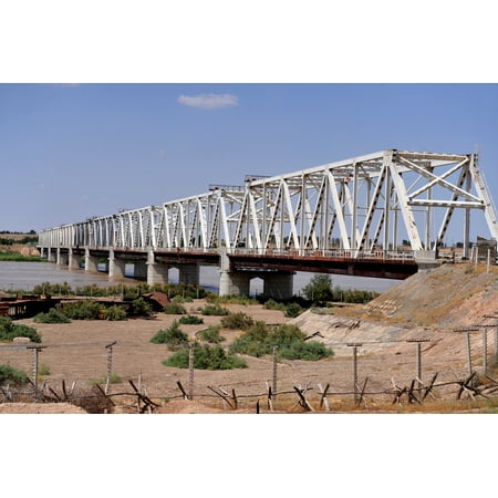 Round The River Run LAMINATED POSTER The Friendship Bridge runs across the Amu Darya River between Uzbekistan and Afghanistan. The frie Poster Print 24 x 36 ()