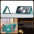 thumbnail image 4 of Allytechgroup Wallet Case for Google Pixel 9A with Credit Card Slot, Slim Fit PU Leather RFID Blocking Stand Phone Case Shockproof Protective Back Cover for Google Pixel 9A Women Men, Green, 4 of 7
