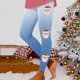thumbnail image 1 of WILLBEST Leggings de Cintura Alta para Mujer, Mallas Deportivas con Estampado Navideño, Bloques de Color, Pantalones de Yoga, Suaves, Elásticos Y Cómodos para Fitness Y Correr. Extra Grande, 1 of 4