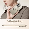 thumbnail image 7 of JETech Electroplated Case for iPhone 15 Pro Max 6.7-Inch, Camera Lens Full Protection, Compatible with MagSafe Wireless Charging, Shockproof Soft TPU Phone Cover (Natural Titanium), 7 of 7