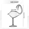 thumbnail image 3 of Novelty High Borosilicate Glass Cups, Bird Swan Heart Thumb Shaped Drinking Glasses For Bar Home Decor, Artistic Cocktail Glassware For Party, Pattern D, 3 of 5