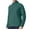 Green, variant on Riecok Mens Sport Shirts Stand up Collar Long Sleeve Half Zipper Comfortable Casual Fashion Mens Tops Black 2XL