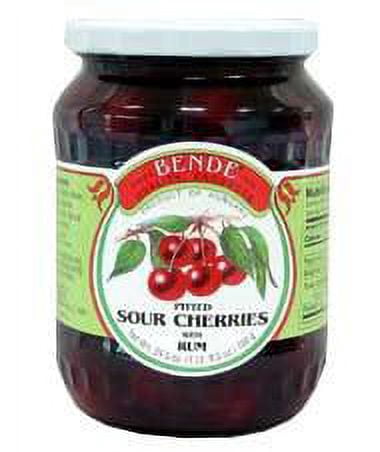 Pitted Sour Cherries with Rum Compote (bende) 24.5oz