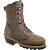 Men's Wolverine® Nantucket Insulated Waterproof 8" Work Boot (10.5 EW in Brown)