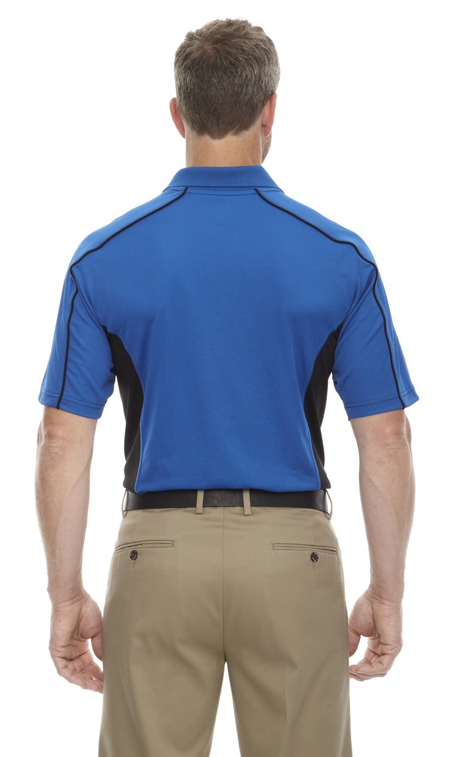 Ashe Xtream Mens Tall Size Acty-85113t-tall Fuse Snag Protection Plus Colorblock Polo 