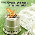 Folding Outdoor Wood Stove Backpacking Portable Wood Burning Camping