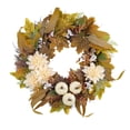 thumbnail image 2 of Bcylexb Fall Floral Wreath for Front Door, 17.7" Artificial Hanging Door Wreath Seasonal Decorations for Wall Porch Window Home, 2 of 9