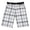 Charcoal Red, variant on Men's Plaid Shorts Casual Belted 4-Pocket Adjustable Comfort Striped Shorts, Blue White, 38