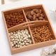 thumbnail image 4 of Caja de aperitivos de bambú con 4 compartimentos, aperitivos de caramelo, fruta de azúcar, fiesta de boda de año nuevo, B Feliz Sencillez, 4 of 5