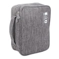 thumbnail image 1 of Estuche Organizador del Cable, Organizador de la Bolsa de Cable Divisor de Ajuste Gris Universal para viajar, 1 of 7
